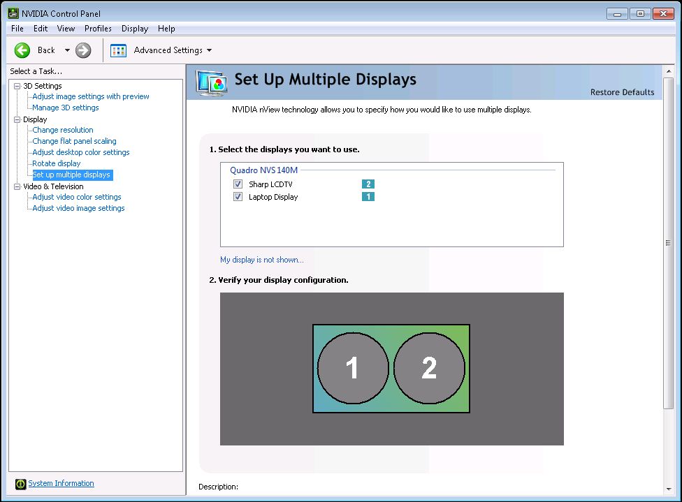 Setup Multiple Displays