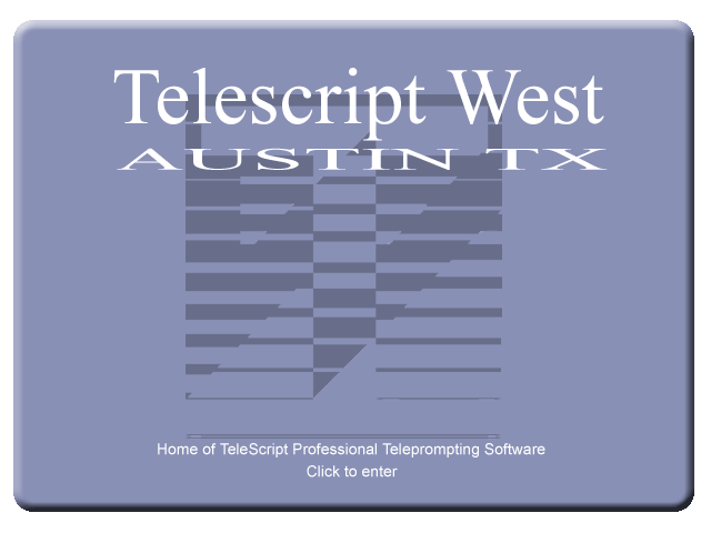 Telescript West Web Splash Screen